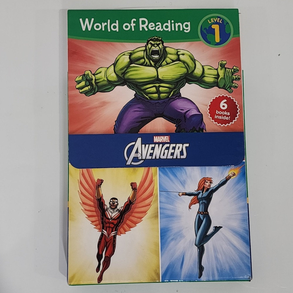 World of Reading Marvel Avengers‎ Boxed Set: Level 1, 6 Books Inside
